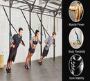 Fitness Training Pro Suspension System Training Kit Professional Gym Fitness Training Straps for Home Gym Workout by KEAFOLS