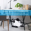 OneTwoFit Mini Exercise Bike Portable Pedal Exerciser Legs and Arms Fitness Cycling with LCD Display for Seniors Rehab