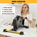 VANGONA Under Desk Bike Pedal Exerciser Magnetic Mini Exercise Bike Stationary Cycle for Leg and Arm Recovery, Indoor Desk Cycle for Home & Office (Carpet Included)