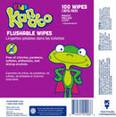 Kandoo Kids Flushable Wipes Refill, Potty Training Cleansing Cloths, Magic Melon, 100 Count (Pack of 6)