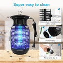 Bug Zapper Outdoor, 4300V High Powered Mosquito Killer Electric, 15W Waterproof Fly Killer For Home, Kitchen, Backyard