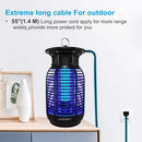Bug Zapper Outdoor, 4300V High Powered Mosquito Killer Electric, 15W Waterproof Fly Killer For Home, Kitchen, Backyard