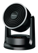 Honeywell Portable Fan Power Heater/Air Circulator w/Thermostat, 1500W, Black
