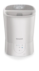 Honeywell HWM445WC Top-Fill Warm Mist Air Humidifier with Humidistat, Essential Oil Cup & Auto-Off, White, 6.44-