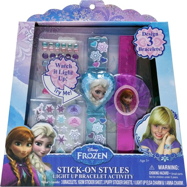 Disney Frozen Stick-On Styles Light-Up Bracelet Activity