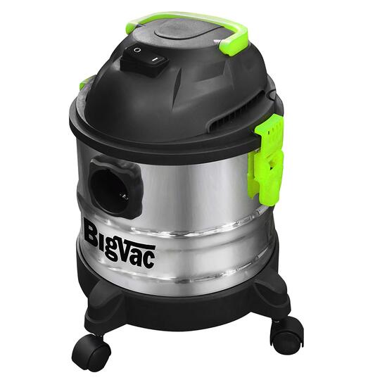 Big Vac Wet/Dry Stainless Steel Vacuum, 4 Gallon (55270)