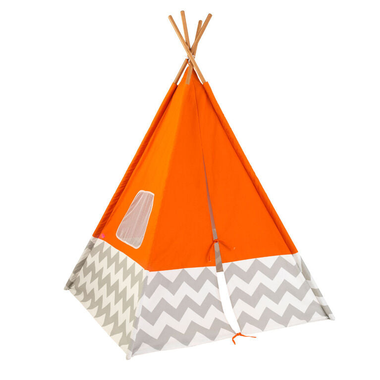 KidKraft Deluxe Play Teepee - Orange