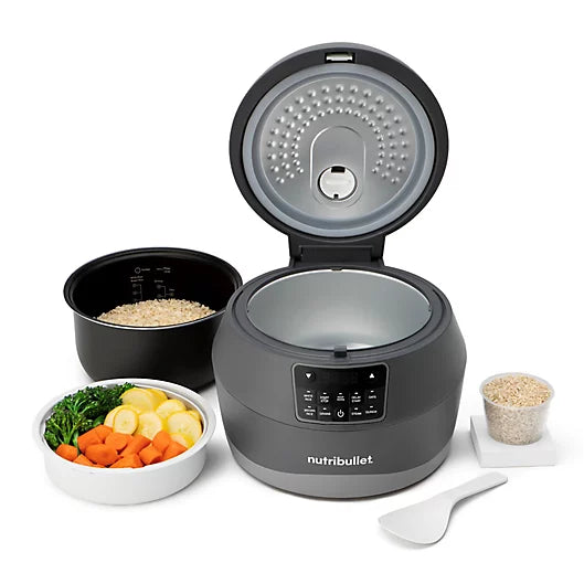 NutriBulle EveryGrain Cooker in Black