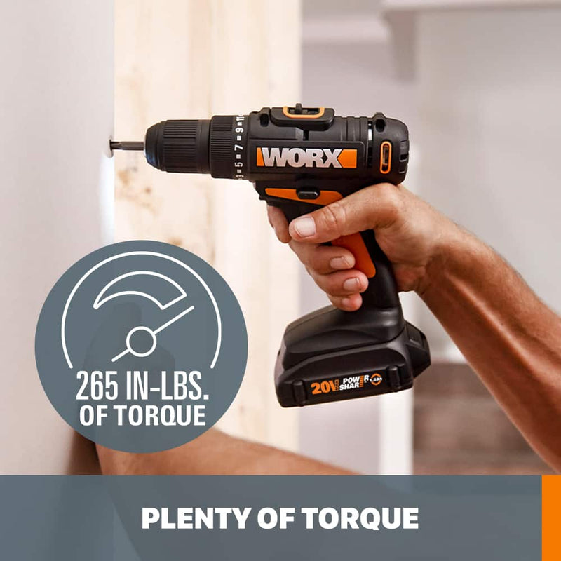 WORX 20V Drill/Driver with Battery