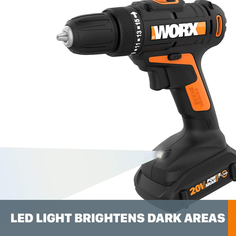 WORX 20V Drill/Driver with Battery