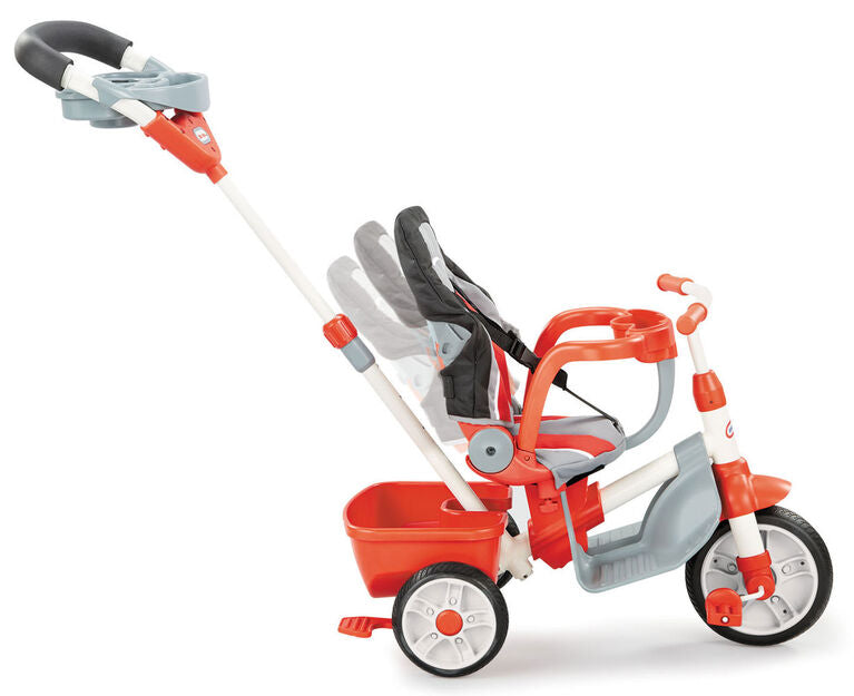 Little Tikes - 5-in-1 Deluxe Ride & Relax Recliner Trike - Red