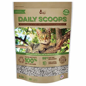 Cat Love Daily Scoops Recycled Paper Cat Litter