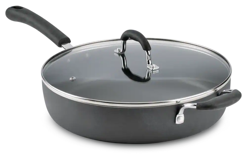 Starfrit Jumbo Cooker, Non-Stick, Dishwasher Safe, Black, 5qt