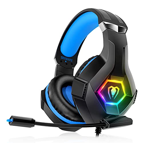 Gaming Headset for PS4 Xbox One PC, Over Ear Gaming Headphones