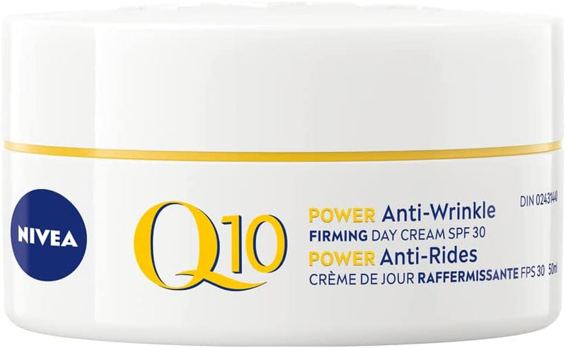 NIVEA Q10 Power Anti-Wrinkle + Firming Moisturizer SPF 30, 50ml