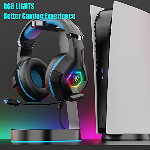 Gaming Headset for PS4 Xbox One PC, Over Ear Gaming Headphones