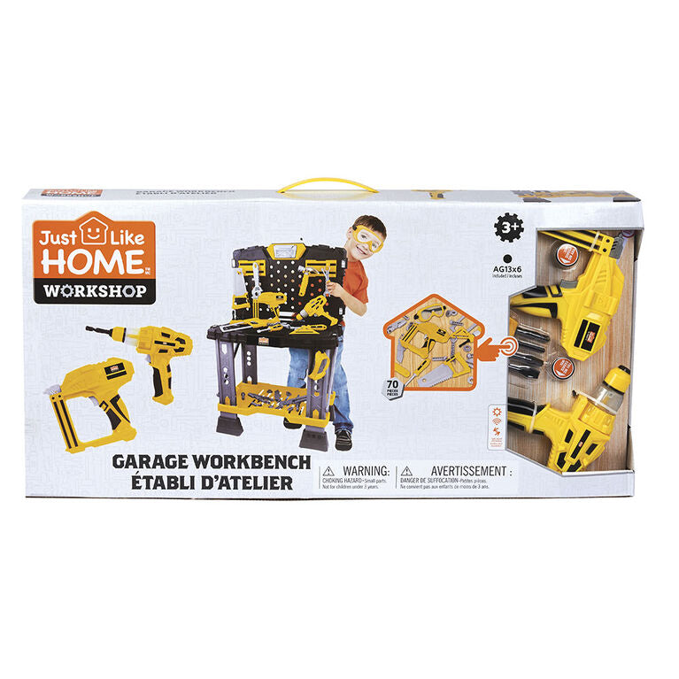 Just Like Home Workshop Garage Workbench 70 Pieces