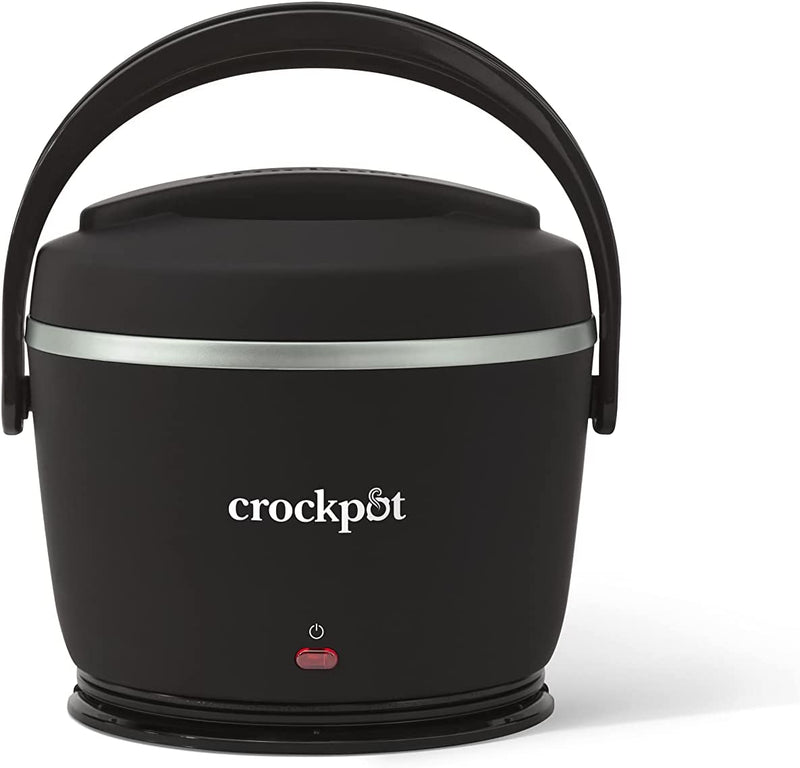 Crockpot 20-oz Lunch Crock Food Warmer Heated Lunch Box Black