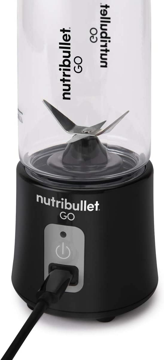 nutribullet GO Portable Blender for Shakes and Smoothies, 13 Ounces, 70 Watts, Black, NB50300