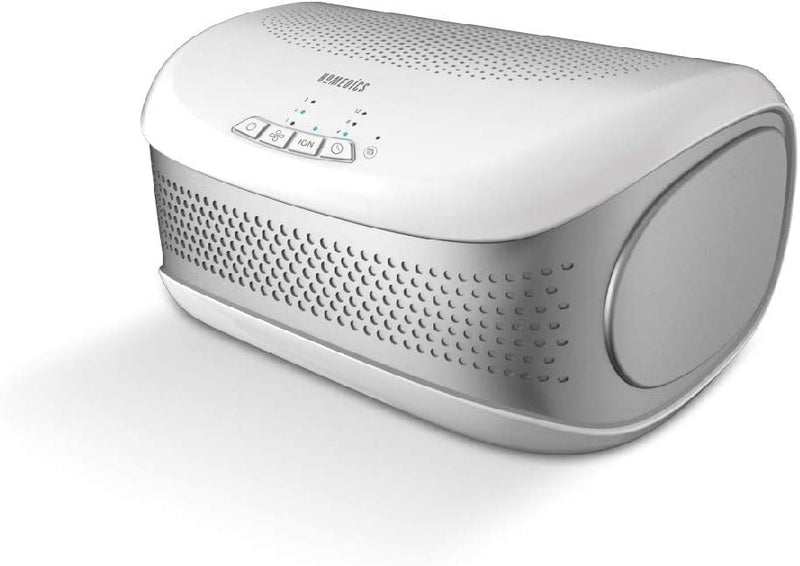 Homedics TotalClean Desktop Air Purifier, White