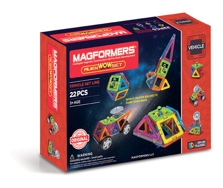 Magformers Space Wow Alien 22 Piece Set