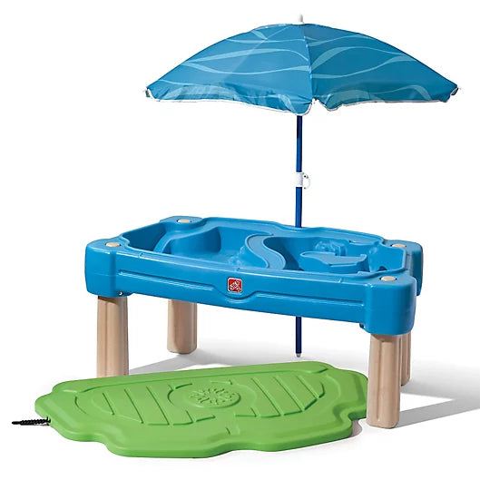 Step2 Cascading Cove Water Table with Umbrella