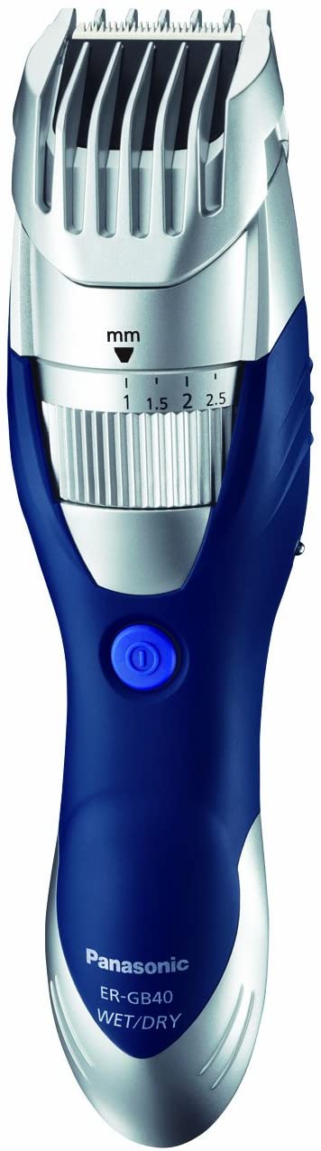 Panasonic ERGB40S Milano Rechargeable Wet/Dry Beard Trimmer, Silver