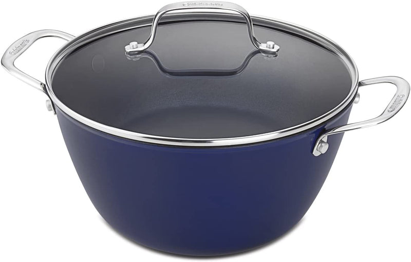 CUISINART 3.2-Quantity Dutch Oven with Cover,Blue