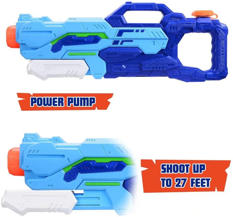 Hitop 2 Pack Water Gun, Super Water Soaker Blaster 300CC Water Toys for Kids Outside Inflatable Swimming Pool Toys