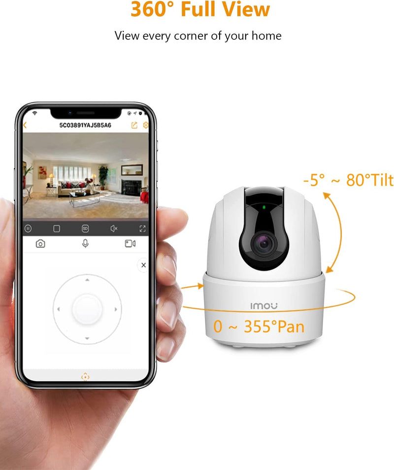 Imou Security Camera Indoor 2.4G WiFi Camera for Home Security, 1080P Baby Monitor