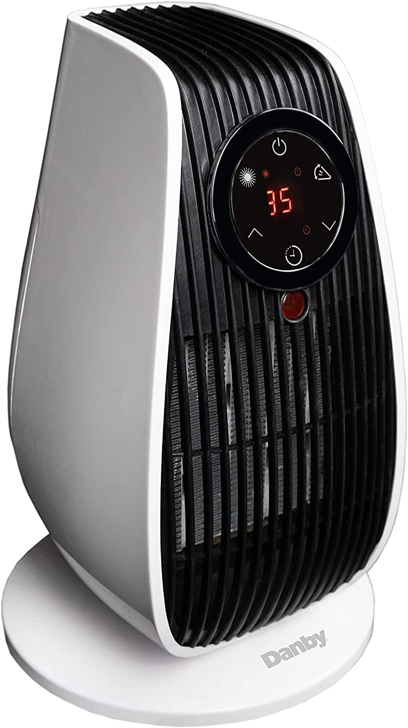 Danby 11" 1500W Adjustable Oscillating Heater - White