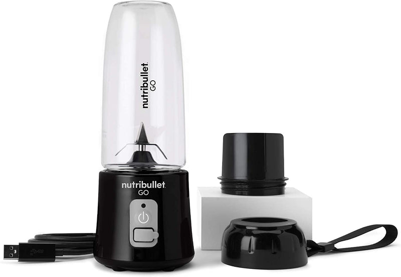 nutribullet GO Portable Blender for Shakes and Smoothies, 13 Ounces, 70 Watts, Black, NB50300