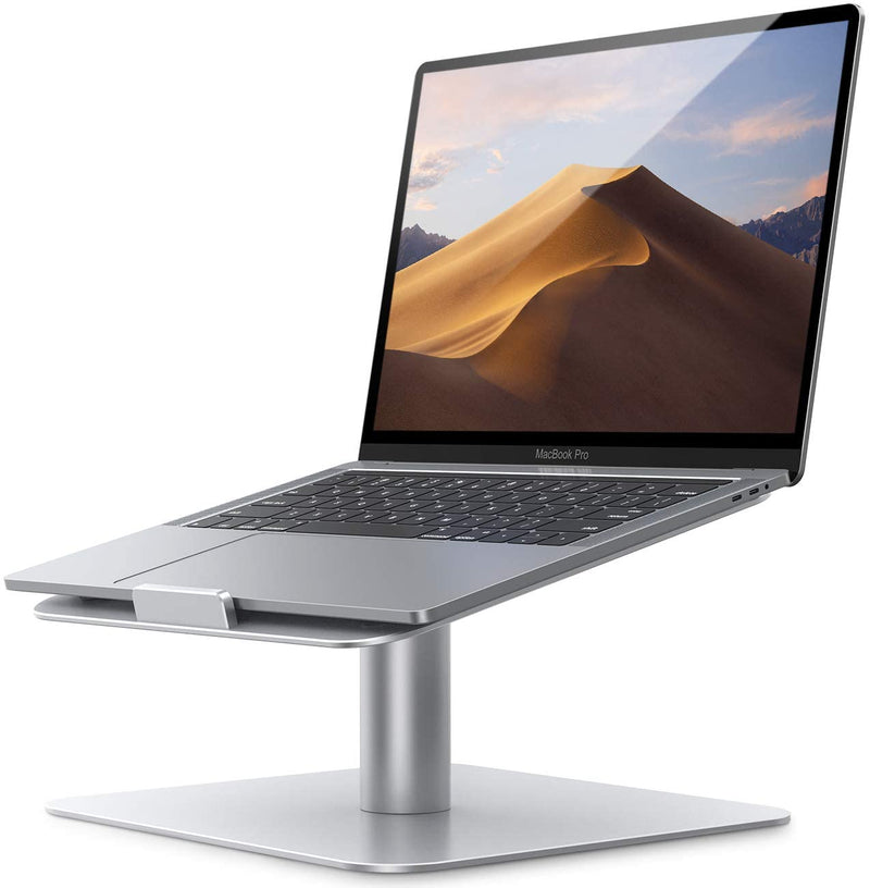 Swivel Laptop Stand, Lamicall Laptop Riser - [360-Rotating] Ergonomic Aluminum Computer Desk Holder Compatible with MacBook, Air, Pro, Dell XPS, HP and More 10" - 17.3" Notebook