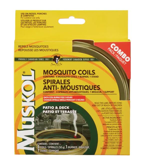 Muskol Mosquito Coils and Stand Combo, 2 Pack