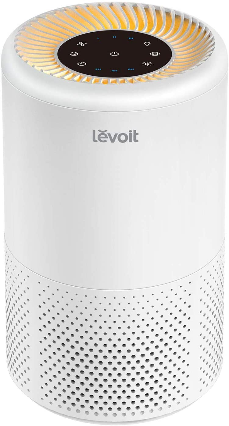 Levoit Air Purifiers for Bedroom with H13 HEPA Air Filter, Air Purifiers for Home with Timer, Quiet Sleep Mode