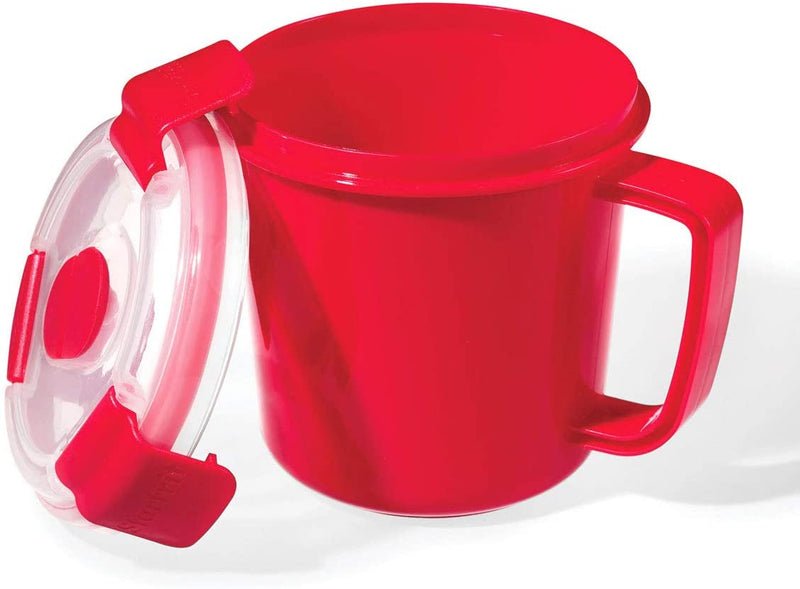 Starfrit Easy Lunch Soup Mug, Red