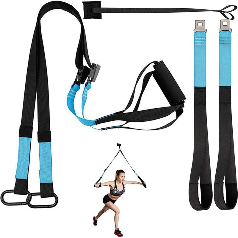 Fitness Training Pro Suspension System Training Kit Professional Gym Fitness Training Straps for Home Gym Workout by KEAFOLS