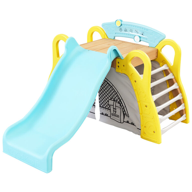 KidKraft  Camp and Slide Toddler Climber with Hideaway Tent