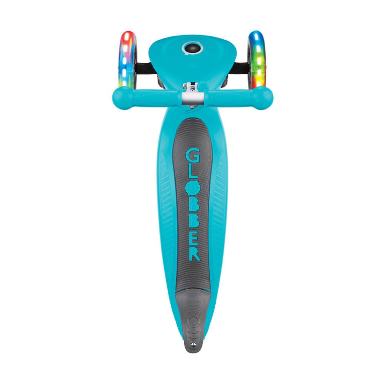 Globber Primo Foldable With Lights Teal