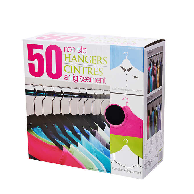 50 Non-Slip Hangers