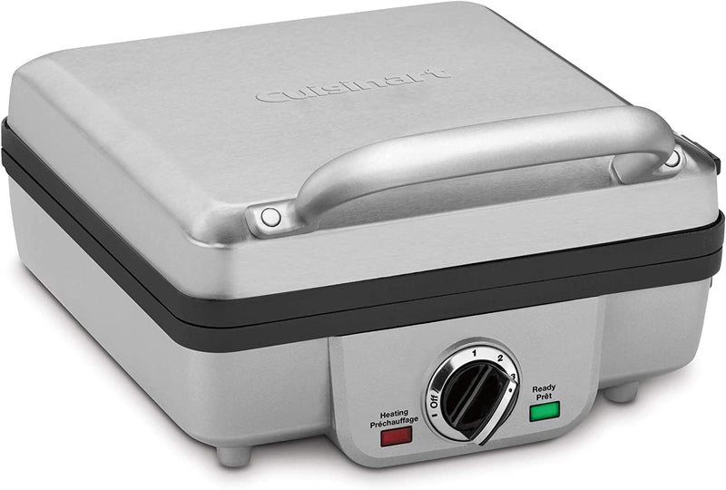 Cuisinart WAF-350C Belgian Waffle Maker with Pancake Plate, Silver