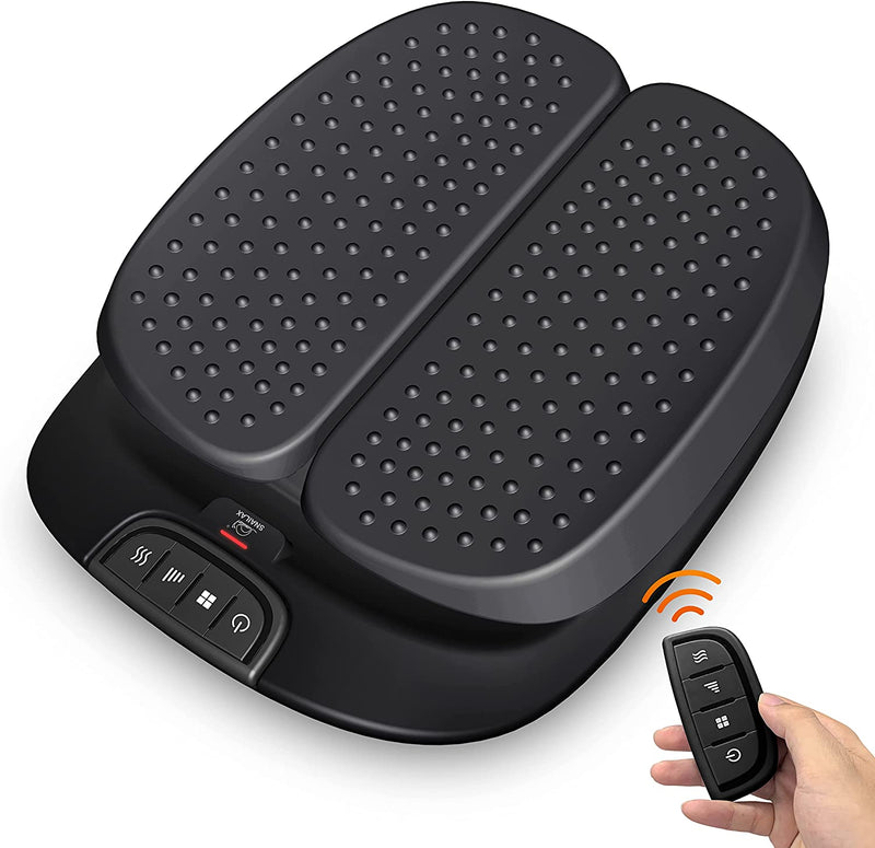 Snailax Foot Massager Machine with Heat,Remote Control Blood Circulation,Plantar Fasciitis, Stress Relief(Black)