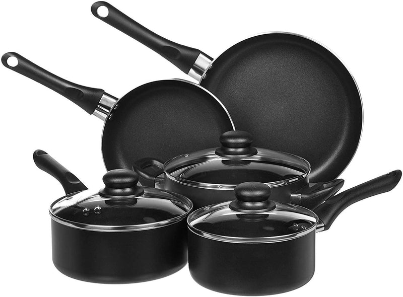 8-Piece Non-Stick Kitchen Cookware Set, Pots and Pans