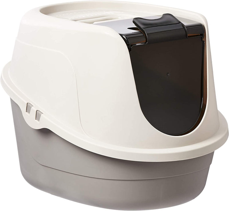 No-Mess Hooded Cat Litter Box, 21 x 16 x 15 Inches, Standard