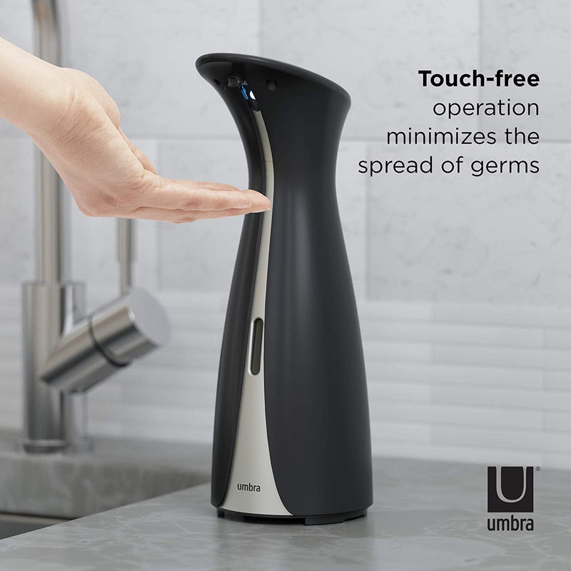 Umbra Otto Automatic Hand Soap Dispenser for Kitchen Or Bathroom, Black