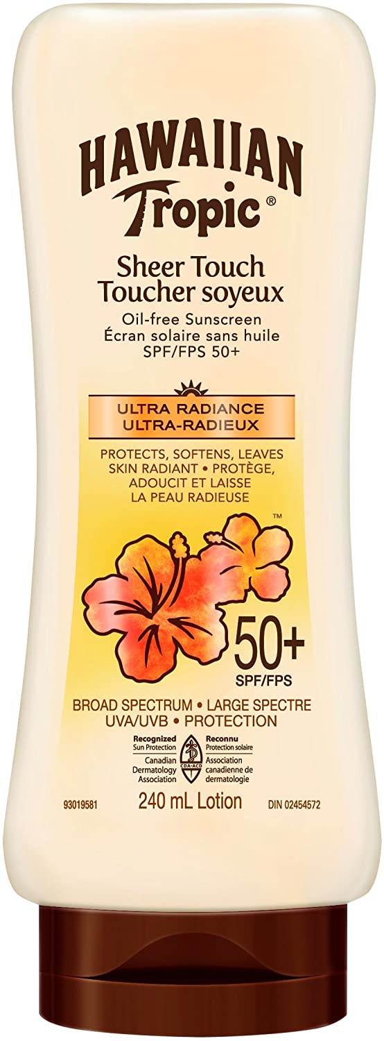 Hawaiian Tropic Sheer Touch Sunscreen Lotion, Reef Friendly, Spf 50+ 240Ml Lotion, 240 Milliliters