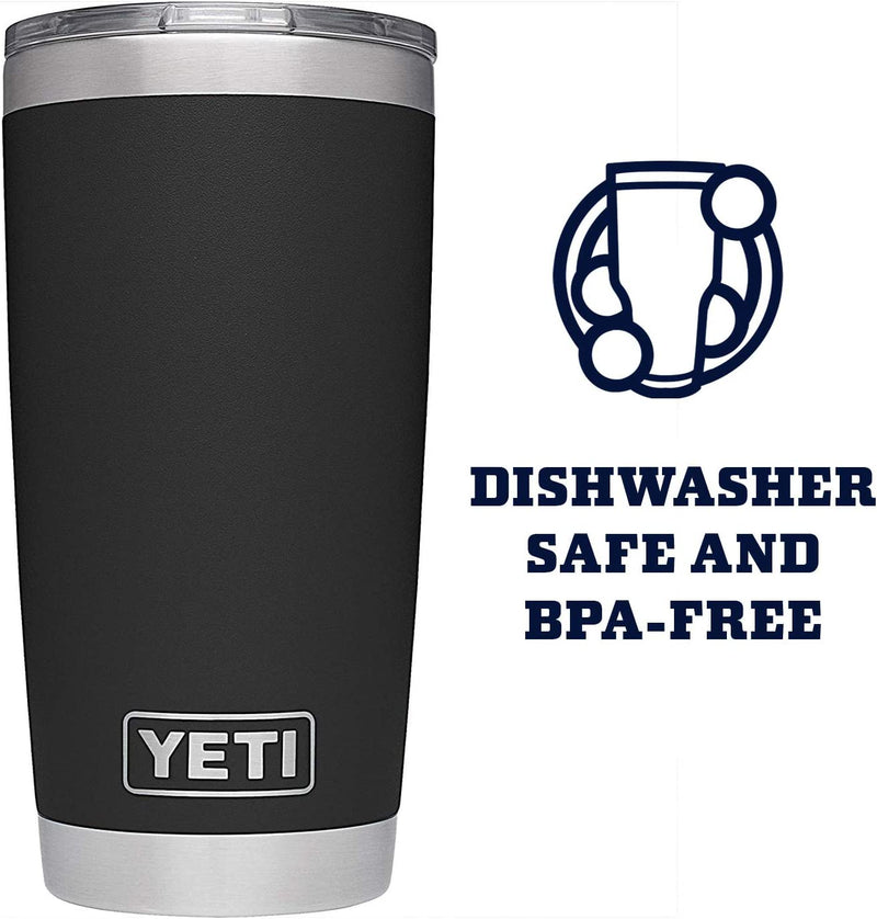 YETI Rambler 20 oz Stainless Steel Vacuum Insulated Tumbler w/MagSlider Lid