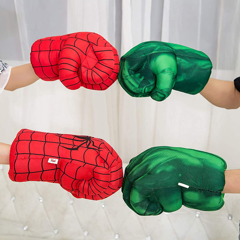 Superhero Gloves Kids Boxing Plush Hands Fists Gloves Toys for Boys and Girls