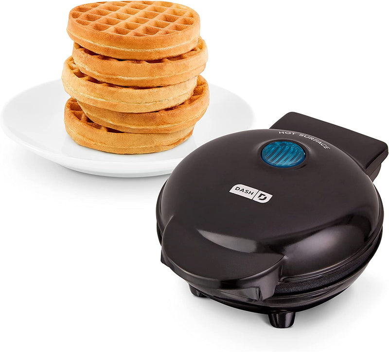 The Mini Waffle Maker Machine for Individual Waffles, Paninis & other