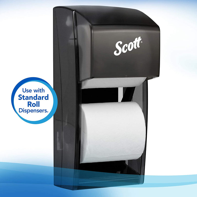 Scott Essential Professional Bulk Toilet Paper for Business (04460), 2-PLY, White, 80 Rolls / Case, 550 Sheets